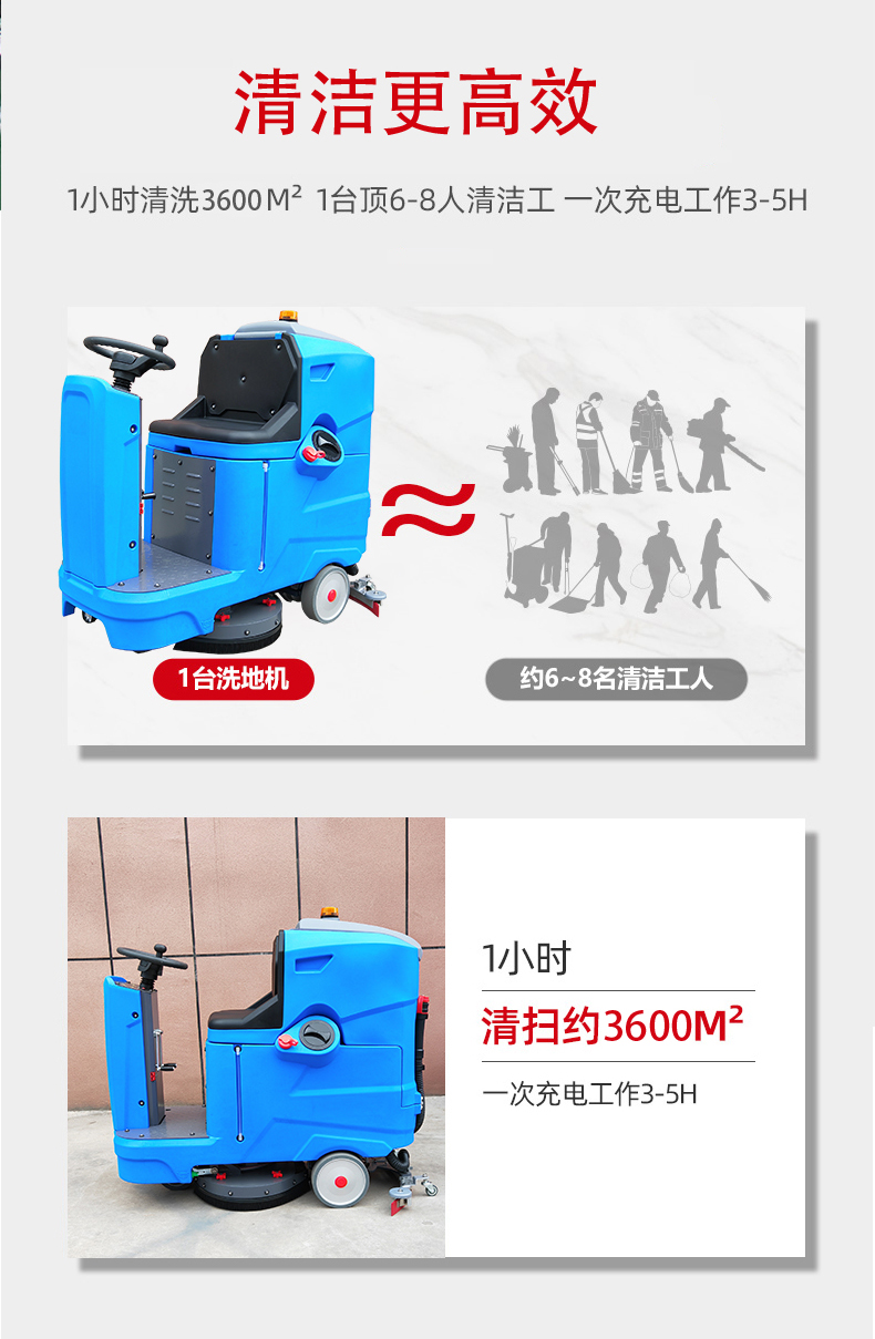 大堂驾驶式洗地机更适合用在高铁站