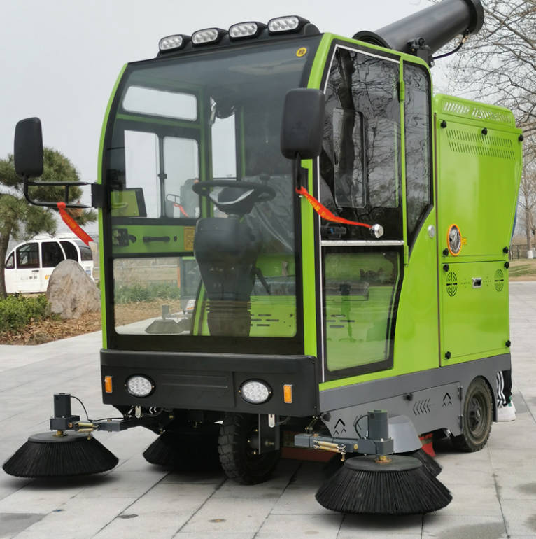 大堂道路清洁广泛应用电动环卫清扫车